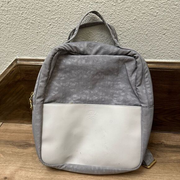 Herschel Gray Square Backpack Bag - Picture 1 of 3